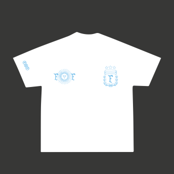 FOF Argentina Relaxed-Fit White T-shirt