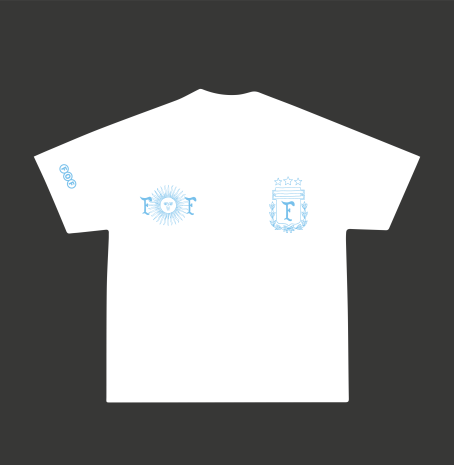 FOF Argentina Relaxed-Fit White T-shirt