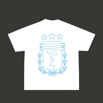 FOF Argentina Relaxed-Fit White T-shirt