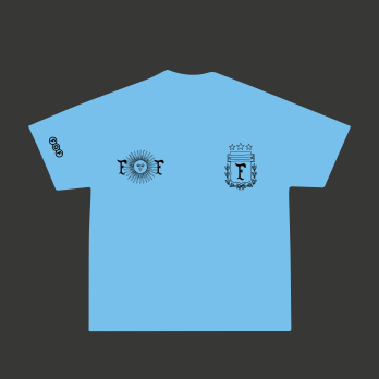 FOF Argentina Relaxed-Fit Baby Blue T-shirt