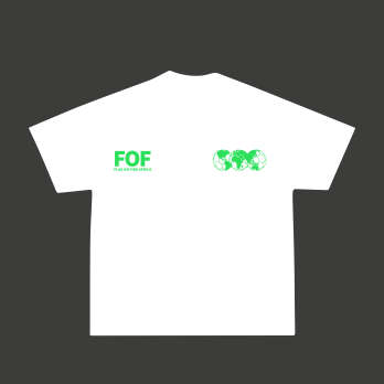 FOF Fifa Logo Relaxed-Fit White T-shirt