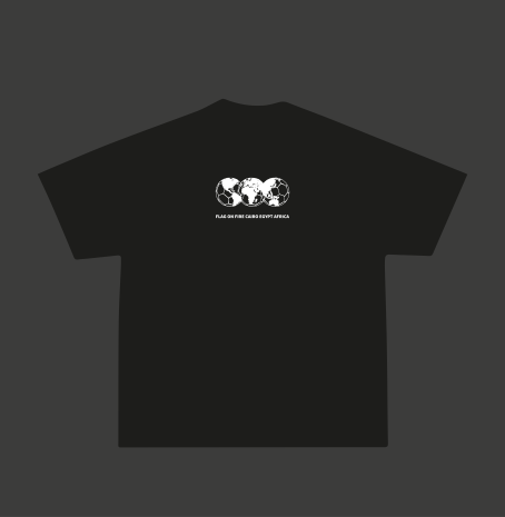 FOF Fifa White Logo Relaxed-Fit Black T-shirt