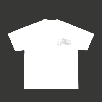 FOF Grey Horse Relaxed-Fit White T-shirt