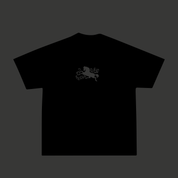 FOF Grey Horse Relaxed-Fit Black T-shirt
