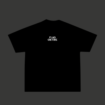 FOF Logo Relaxed-Fit Black T-shirt