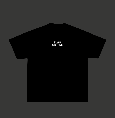 FOF Logo Relaxed-Fit Black T-shirt