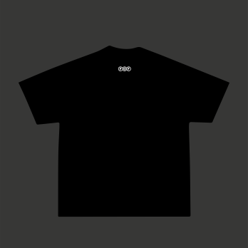 FOF Logo Relaxed-Fit Black T-shirt