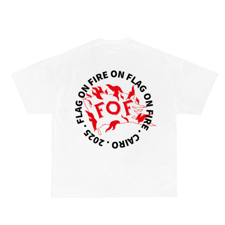 FOF Circled Logo Relaxed-Fit White T-shirt - Image 2