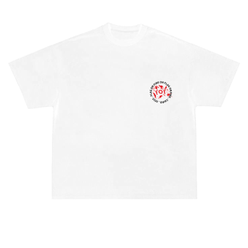 FOF Circled Logo Relaxed-Fit White T-shirt