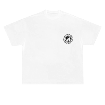 FOF Black and white Relaxed-Fit White T-shirt