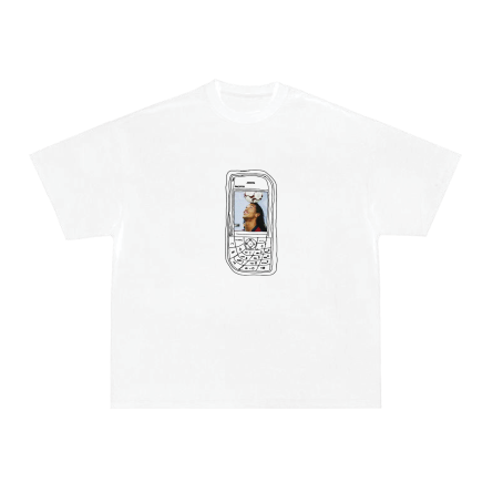 FOF 7610 R10 Relaxed-Fit White T-shirt