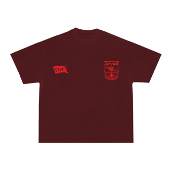 FOF Arsenal Relaxed-Fit Burgundy  T-shirt