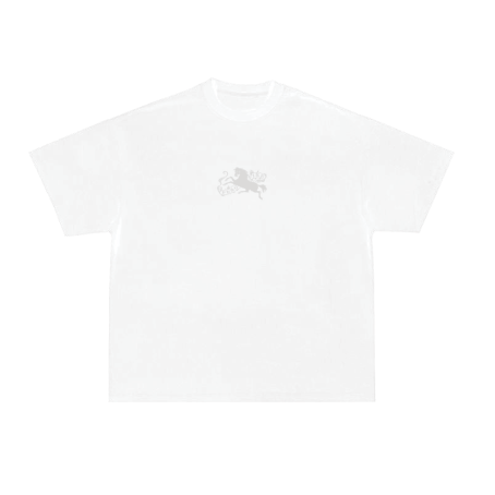 FOF Grey Horse Relaxed-Fit White T-shirt