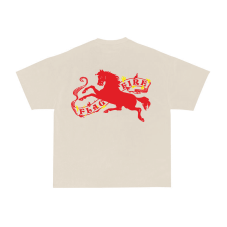 FOF Red Horse Relaxed-Fit Beeg T-shirt - Image 2