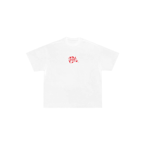 FOF Red design Relaxed-Fit White T-shirt