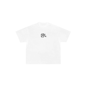 FOF Black and white Relaxed-Fit White T-shirt
