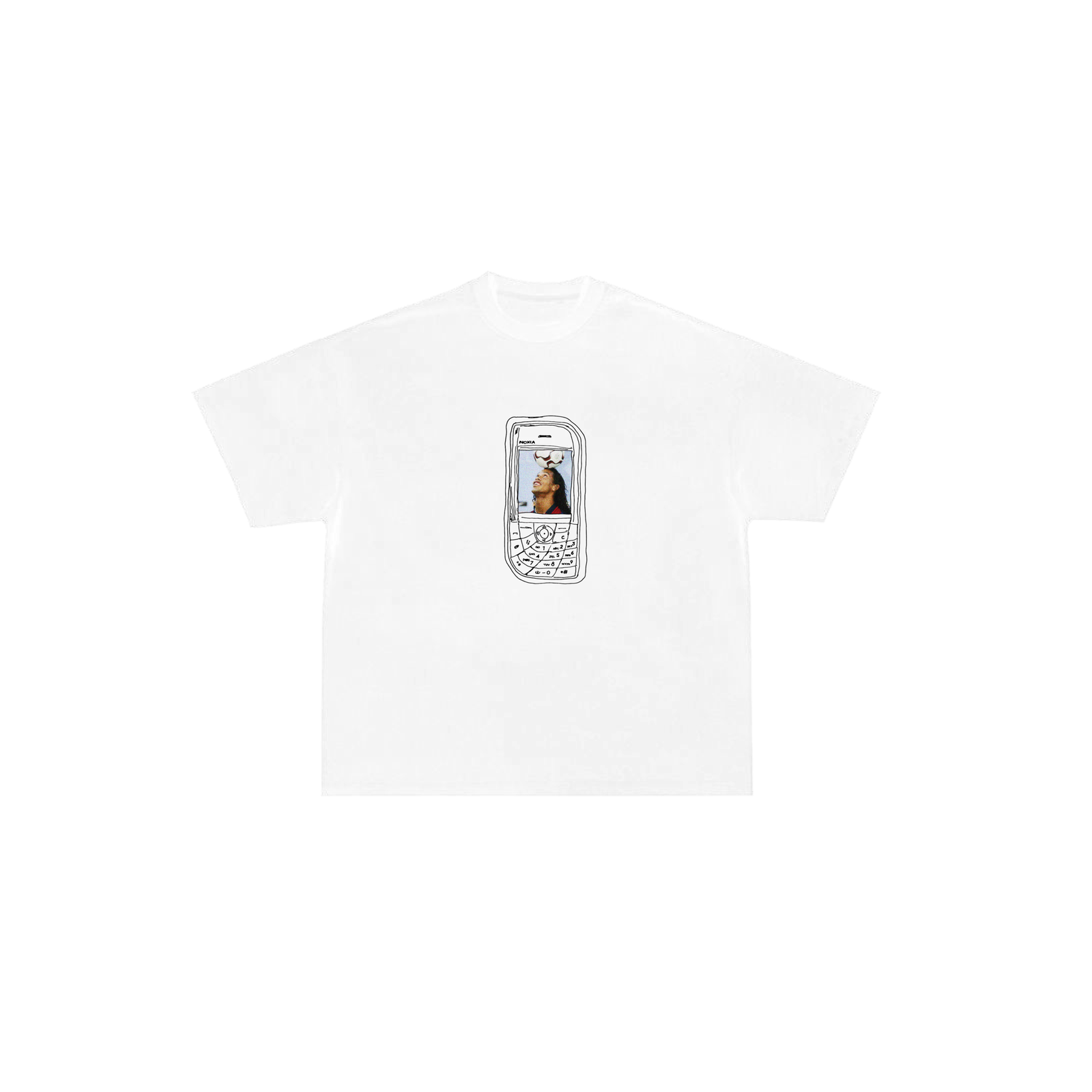 FOF 7610 R10 Relaxed-Fit White T-shirt
