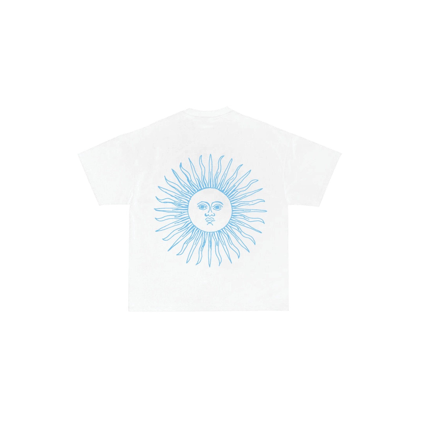 FOF Argentina Relaxed-Fit Baby Blue T-shirt - Image 2