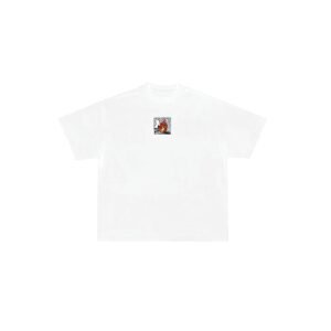 FOF Fire Man Relaxed-Fit White T-shirt