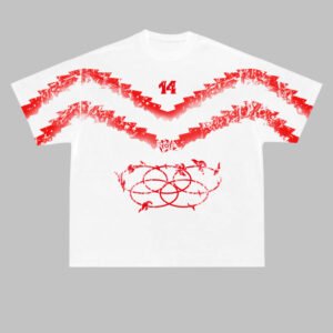 FOF Olympic Electric Zamalek Relaxed-Fit White T-shirt